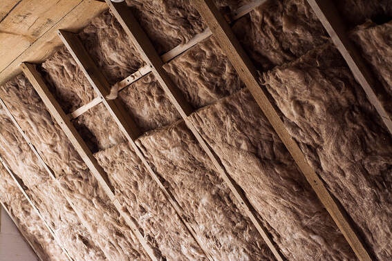 Fibreglass insulation was installed in the attic of a home in Hartford, CT.